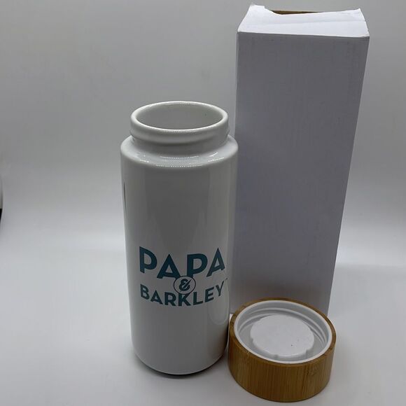 NWT Papa & Barkley Ceramic Branded Insulated Water Bottle - Picture 6 of 6